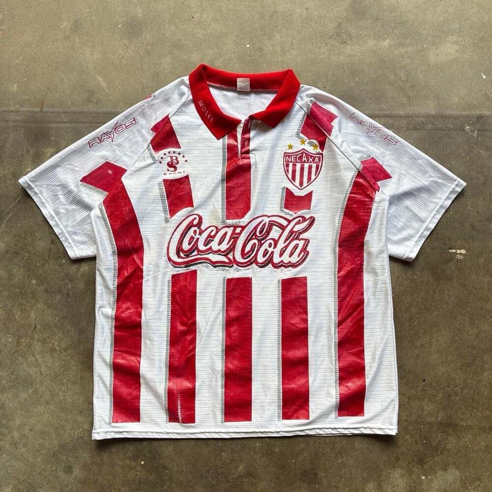 Vintage 1990s Necaxa Coca-Cola Soccer Jersey XL